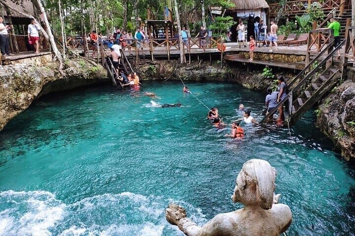 Tulum, Coba & Cenote Day Tour With Mayan Village and Playa del Carmen photo 3