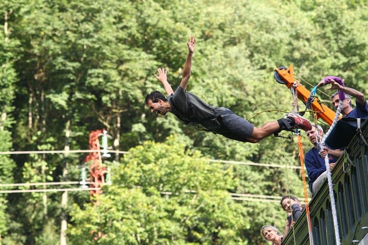 Rishikesh Bungee Jumping — 55m, 107m & 117m Jumps Over the Ganges