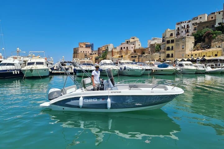 Self-Drive Boat Rental in Castellammare del Golfo — Scopello, Zingaro & Calampiso photo 1