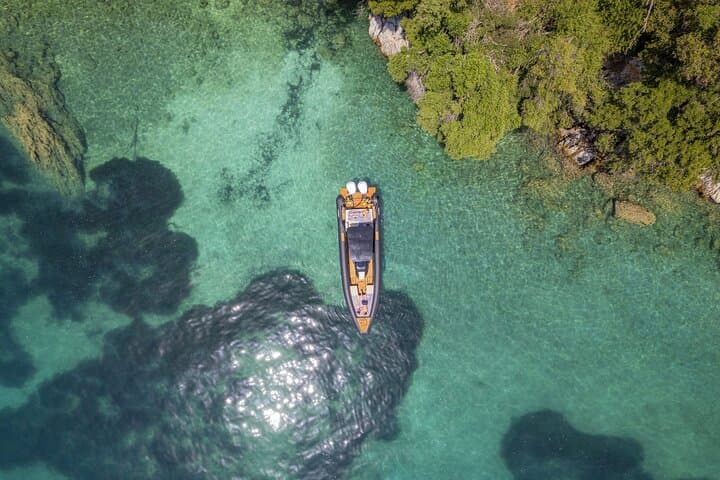 Northwest Corfu Full-Day Private RIB Boat Tour to Canal d'Amour Paleokastritsa Porto Timoni
