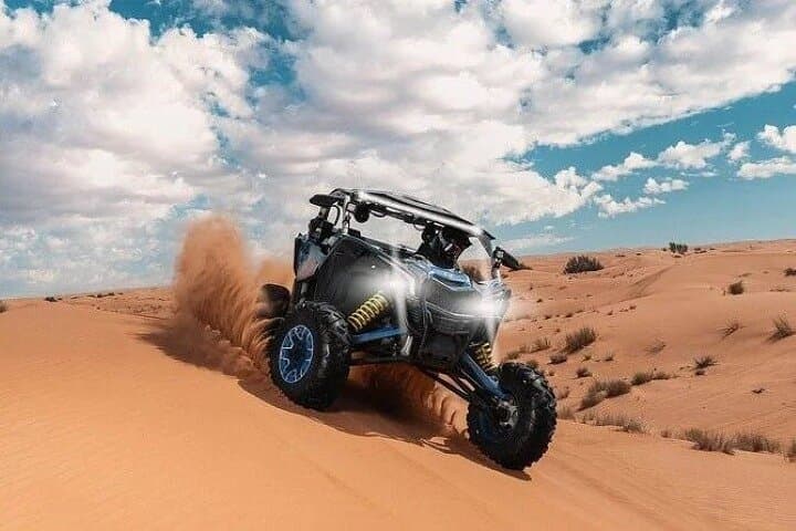 Dubai Red Dunes ATV & Buggy Self-Drive Desert Safari with BBQ and Camel Ride