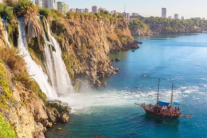 Antalya City & Düden Waterfalls Day Tour: Old Town, Museum & BBQ Lunch