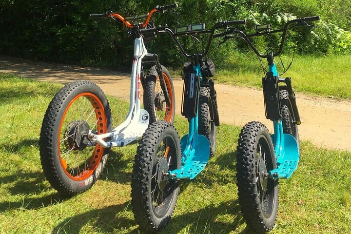 Mayenne All-Terrain Electric Scooter Forest Tours — 3 to 9 km Guided Routes