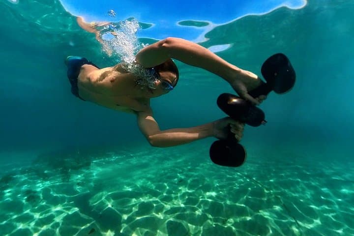 Seascooter Ride at Cap d'Antibes — Aquajets SUBLUE in Baie de la Garoupe photo 2