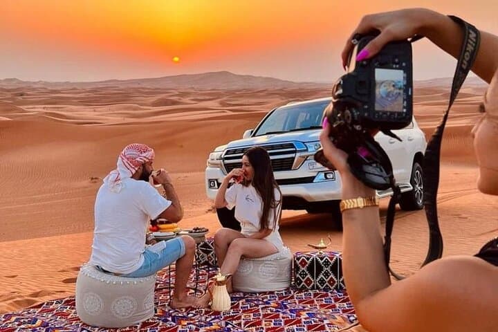 Dubai Evening Desert Safari with Quad Bike, Dune Bashing & Live BBQ photo 2