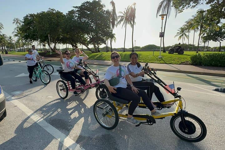 Electric Side-by-Side Trike Rentals on South Beach: Ride the Miami Beach Boardwalk photo 6