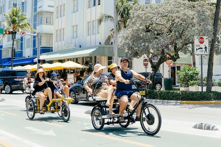 Electric Side-by-Side Trike Rentals on South Beach: Ride the Miami Beach Boardwalk photo 5