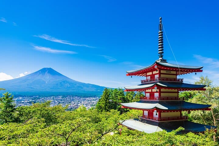 Private Mt. Fuji Five Lakes Walking Tour from Tokyo