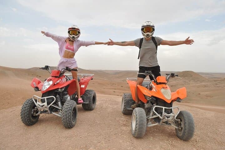 Agafay Desert Sunset Quad & Camel Tour from Marrakech with Dinner