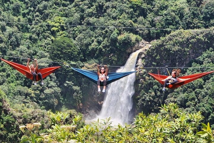 Paragliding and Hammocks: Zipline Over Cocorná Waterfalls photo 2