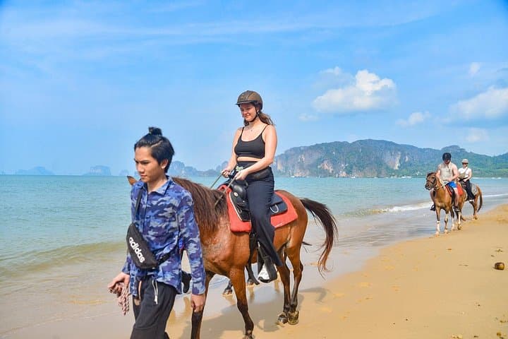 Krabi Beach Horse Riding: Swim with Horses & Coastal Trails photo 5