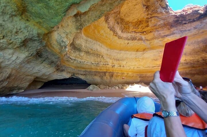 Algarve Coast Tour: Boat Trip to Benagil Caves, Cliffs & Lagos