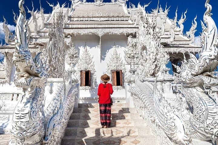 Chiang Rai Temple Trio & Mae Kachan Hot Springs Day Tour from Chiang Mai