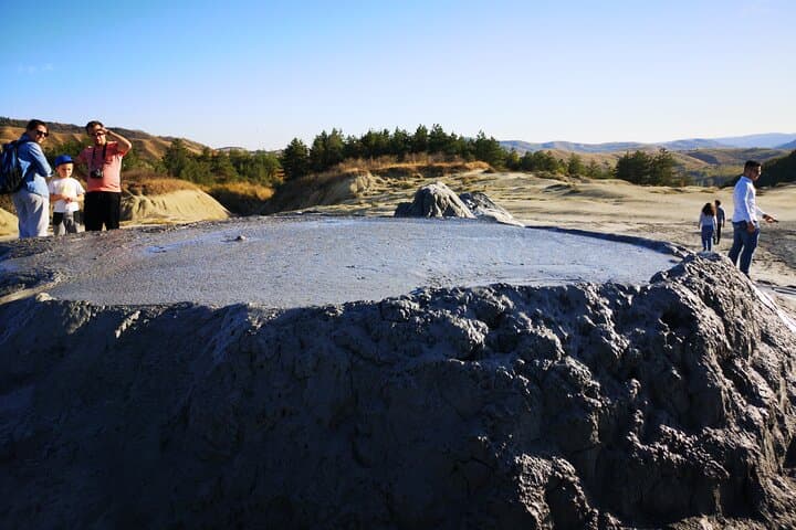 Muddy Volcanoes and Slănic Salt Mine: Private Day Tour from Bucharest