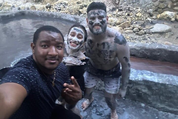 Moonlight Volcano Mud Baths & Seaside Dinner — Soufrière Night Tour