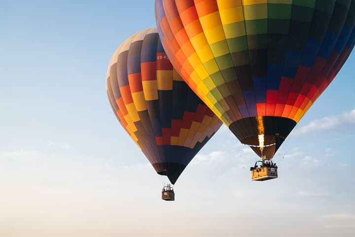 Dawn Hot Air Balloon Over Teotihuacan Pyramids — From Mexico City photo 4