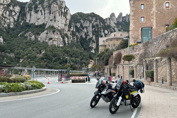 Ride Montserrat: 24-Hour Trail Motorcycle Rental from Barcelona
