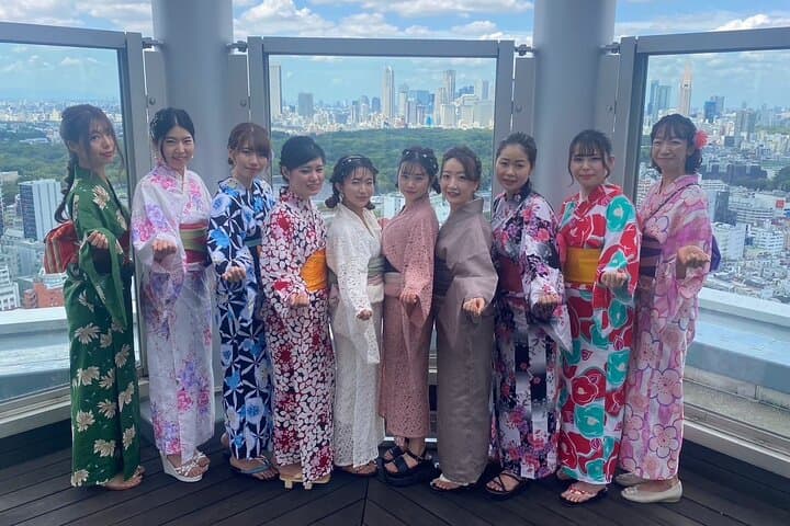 Shibuya Yukata Rental & Hairstyling — Easywear Summer Kimono Experience photo 2