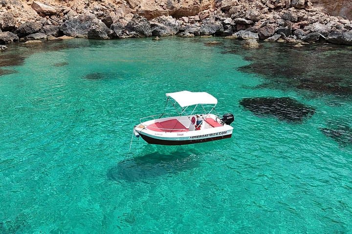 Self-Drive Boat Rental in Ibiza: Half-Day to Cala Bassa & Cala Conta photo 2