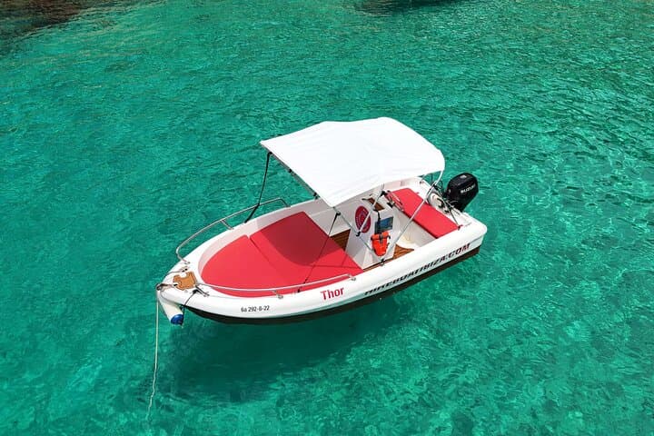Self-Drive Boat Rental in Ibiza: Half-Day to Cala Bassa & Cala Conta