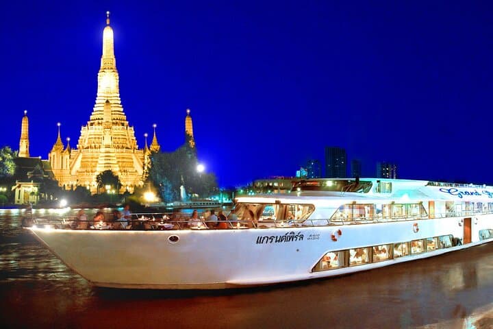 Bangkok Chao Phraya Dinner Cruise: Grand Pearl Evening Buffet & Live Thai Dance