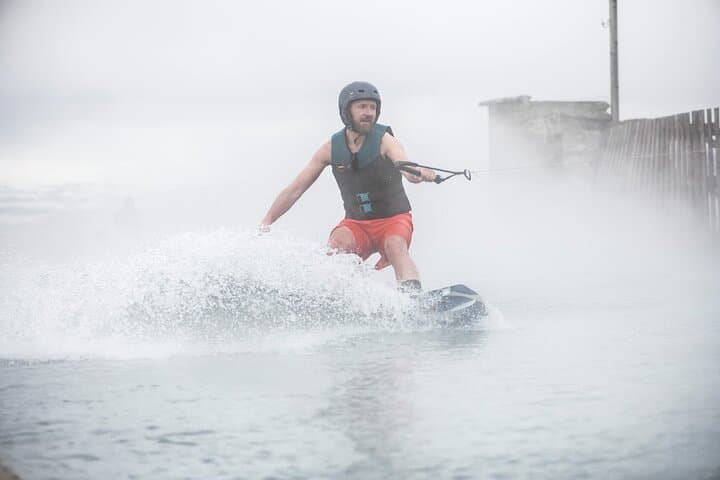 Geothermal Wakeboarding at Reykjanes Hot Springs — Winter Wakeboard & Waterski Near Reykjavik photo 2