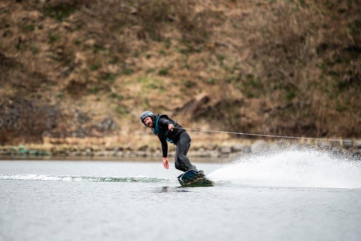 Hike to Vatnadalsvatn: Alpine Lake Wakeboarding near Suðureyri photo 4
