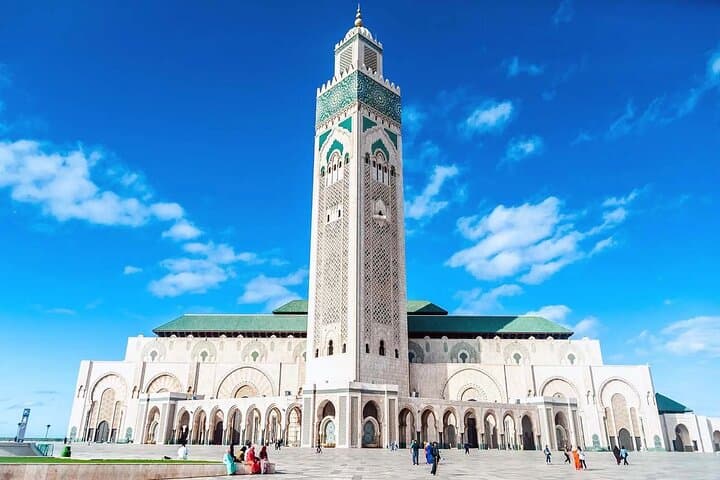 Casablanca Private Day Tour from Marrakech — Hassan II Mosque, Habous & Ain Diab Beach