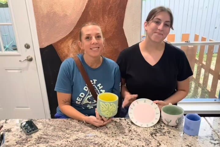 Hands-On Bisque Glazing Workshop in Texas: The Spinning Wheel Pottery Class photo 2