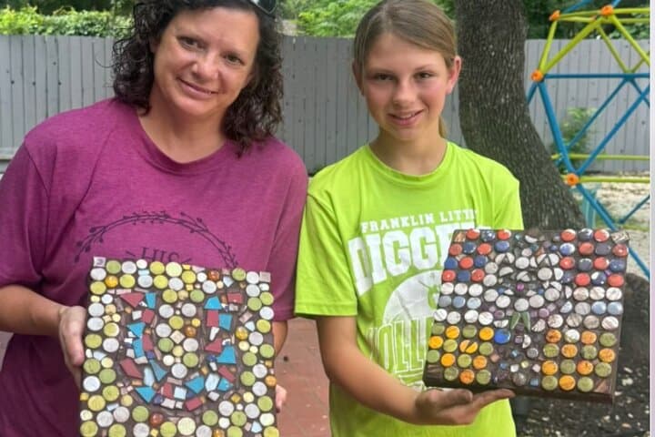 sustainable-mosaic-workshop-leander-texas-spinning-wheel-atx photo 5