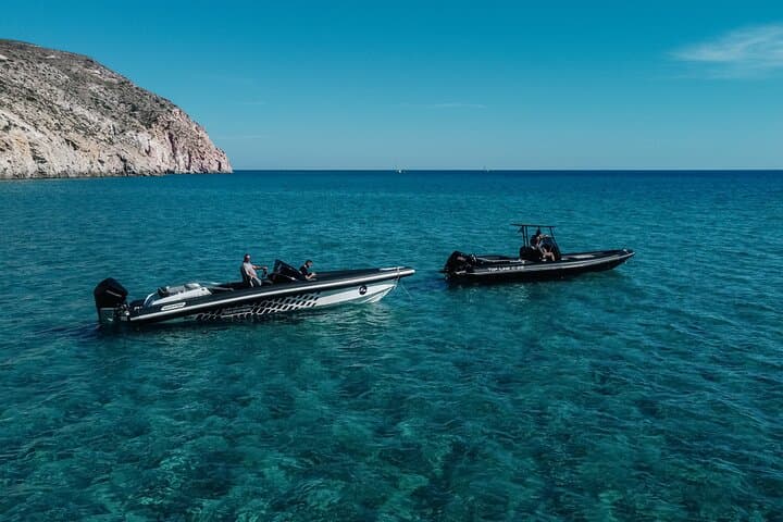 Private Speedboat Cruise to Kleftiko, Sarakiniko & Sykia Cave — Milos Day Tour photo 6