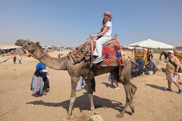 VIP Giza Pyramids & Sphinx: Private Camel Ride and Inside-Pyramid Experience photo 6