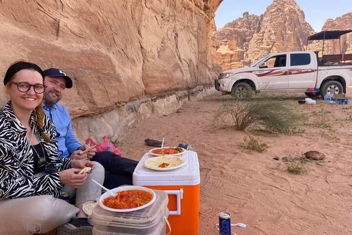 Wadi Rum Overnight Jeep Tour and Bedouin Camp — Full-Day Desert Adventure photo 2