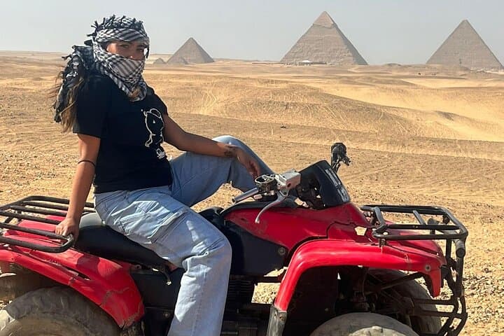 Giza Pyramids Private Tour: Camel Ride, Quad Bike & Lunch photo 6