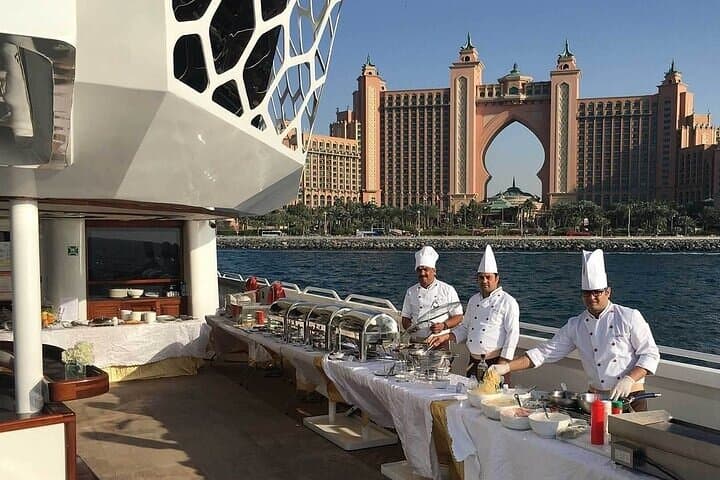 Lotus Mega Yacht Dinner Cruise: Dubai Marina Views of Palm, Atlantis & Bluewaters photo 4