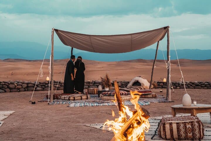 Sunset Camel Trekking in Agafay Desert — Private Tour with Tea & Transfers photo 2