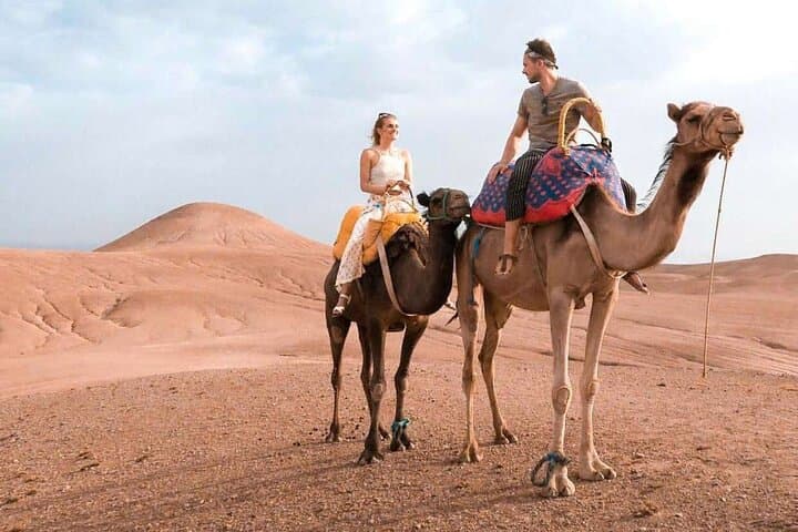Sunset Camel Trekking in Agafay Desert — Private Tour with Tea & Transfers photo 3