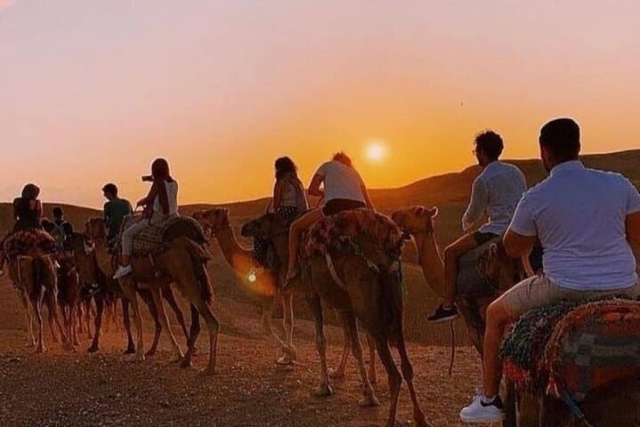 Sunset Camel Trekking in Agafay Desert — Private Tour with Tea & Transfers photo 6