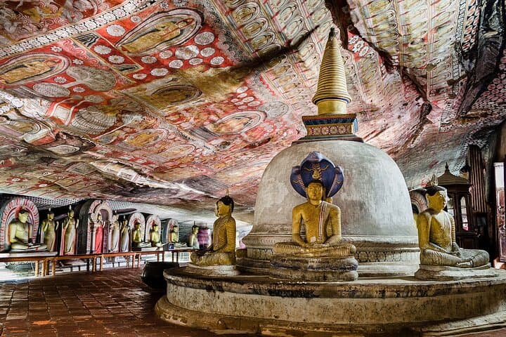 Sigiriya Rock Fortress and Dambulla Cave Temple: All-Inclusive Day Tour from the South Coast photo 6