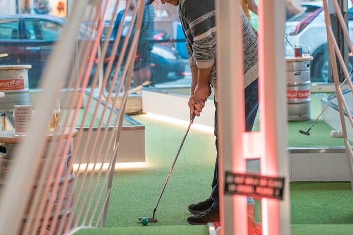 Mini Golf Experience: 9-Hole Indoor Course in Sacramento DOCO