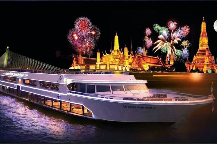 Bangkok White Orchid Chao Phraya Dinner Cruise — Evening Buffet, Live Shows & River Views photo 4
