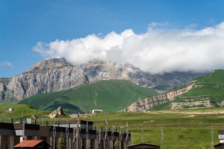 Private Shahdag Day Trip with Candy Cane Mountains — Ski, Hike & Paraglide from Baku