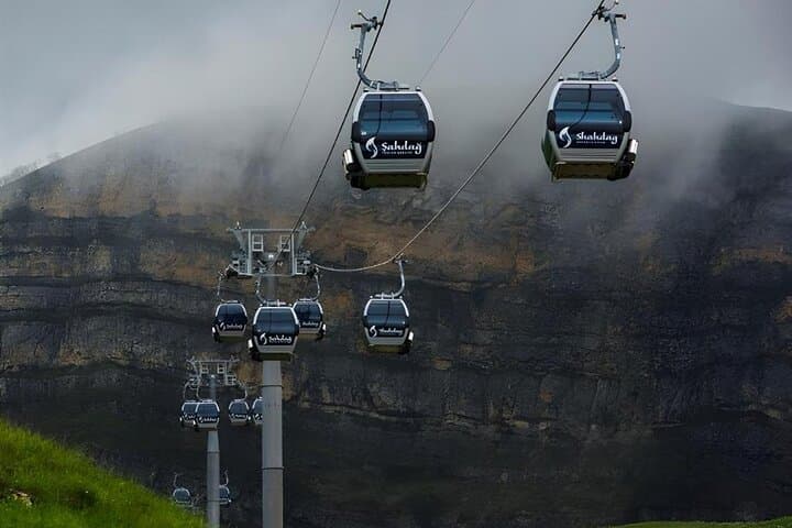 Private Shahdag Day Trip with Candy Cane Mountains — Ski, Hike & Paraglide from Baku photo 2