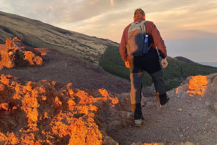 Sunset on Mt Etna from Taormina: Half-Day Volcano Trek & Lava Cave Tour photo 5