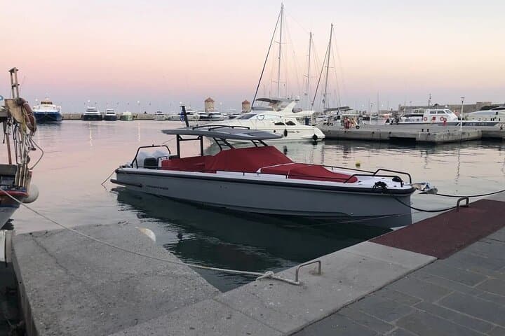 Rhodes to Lindos Luxury Powerboat Trip: Speed, Swim & Snorkel photo 1
