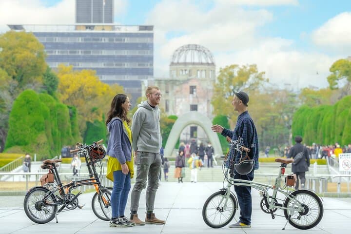 Hiroshima Peace Park 2-Hour E-Bike Cycling Tour with Local Guide