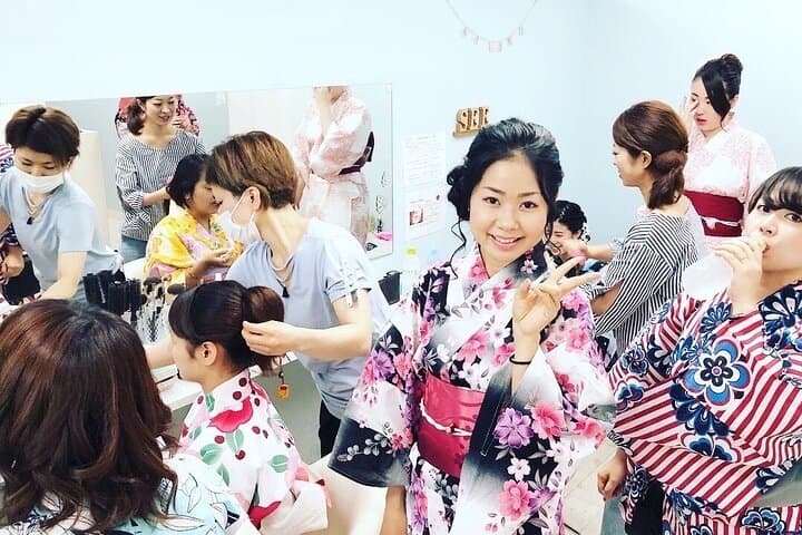 Shibuya Yukata Rental & Hairstyling — Easywear Summer Kimono Experience photo 3