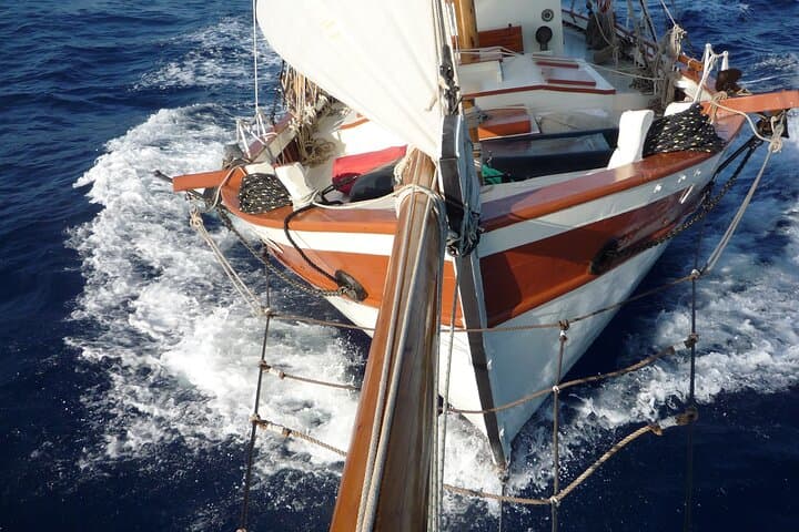 Sunset Sailing in Corfu: Traditional Wooden Yacht Cruise from Benitses photo 3