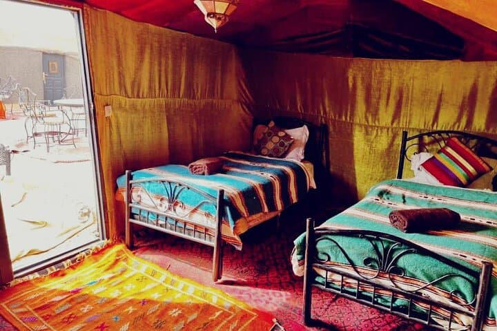 Merzouga Overnight Glamping: Camel Trek & Starry Camp at Erg Chebbi
