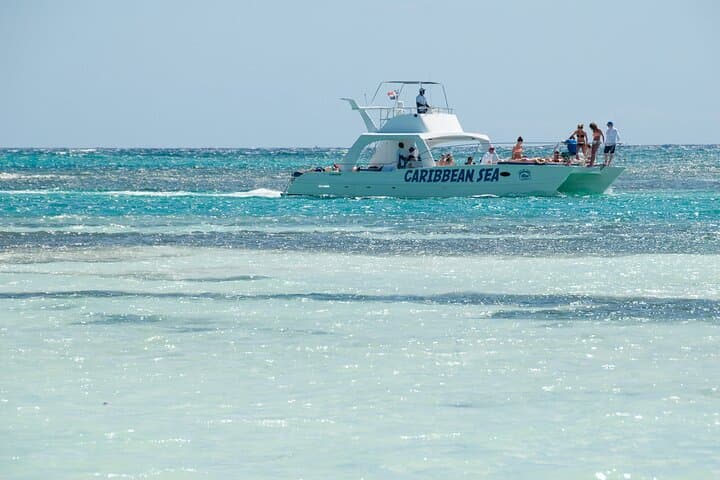 Half-Day Catamaran Cruise from Bavaro Beach — Snorkel, Natural Pool & Open Bar